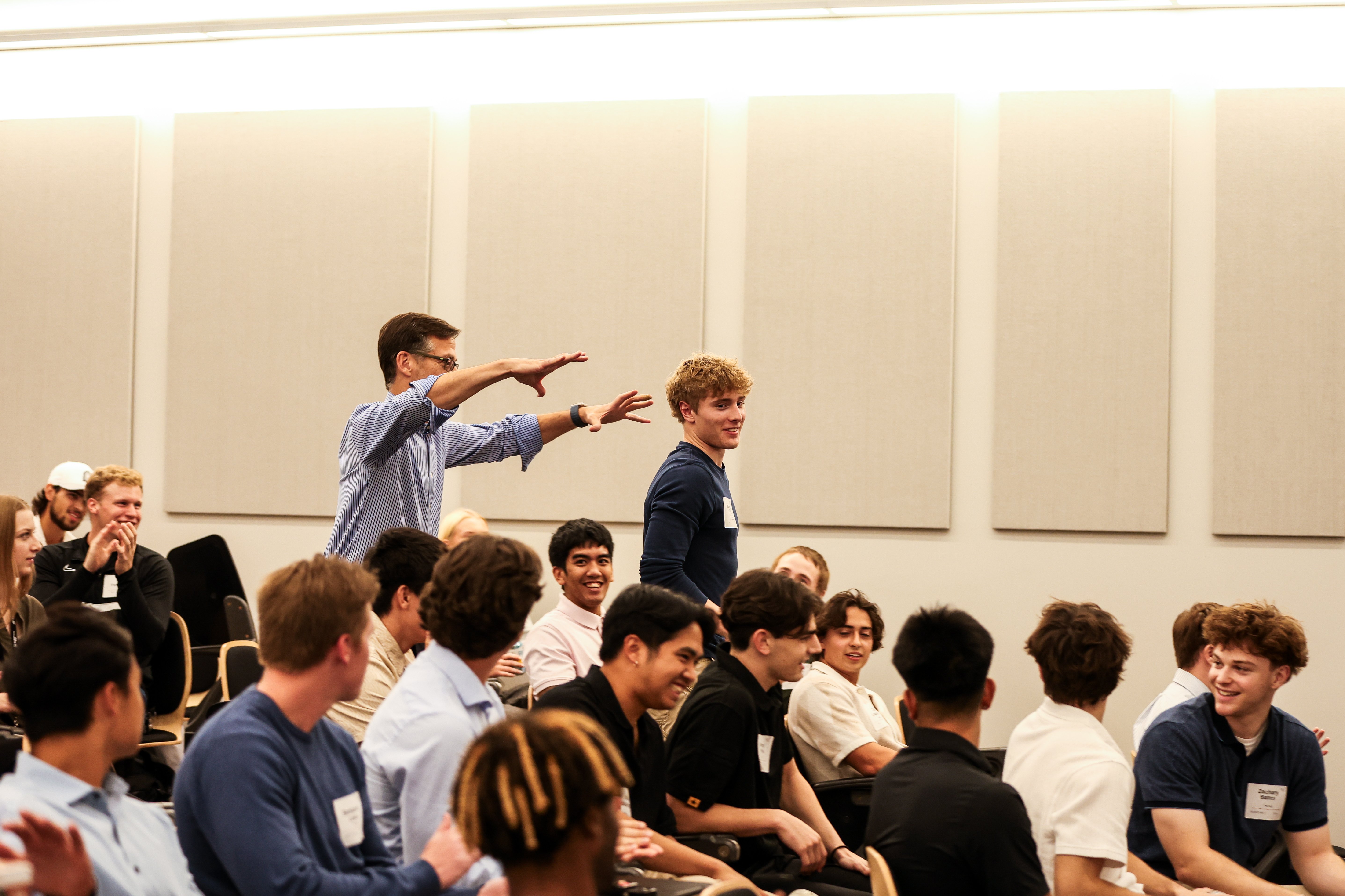 frank bringing the energy